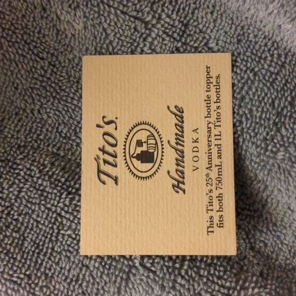 Tito's Handmade Vodka 25 Years Anniversary Bottle Opener Topper - Picture 6 of 11